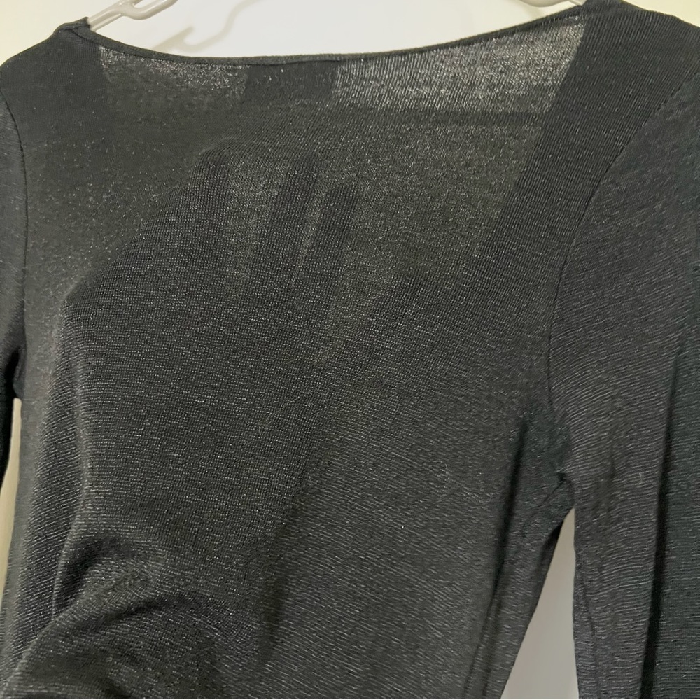 Michael Stars Vintage Y2K Babydoll Long Sleeve Tunic Dark Fairy Goth Top O/S - Picture 6 of 7